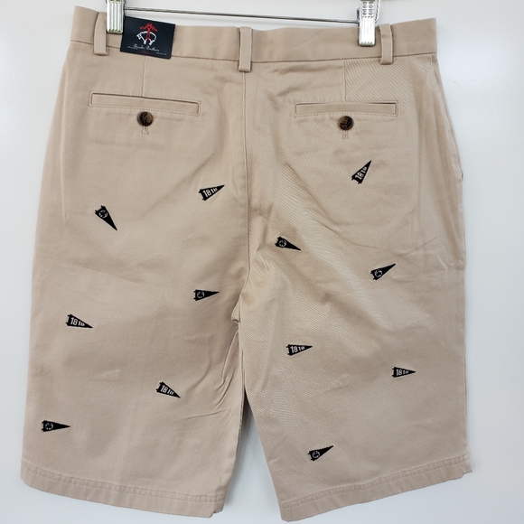 BROOKS BROTHERS Boys Khaki with Embroidery Shorts - Picture 5 of 5